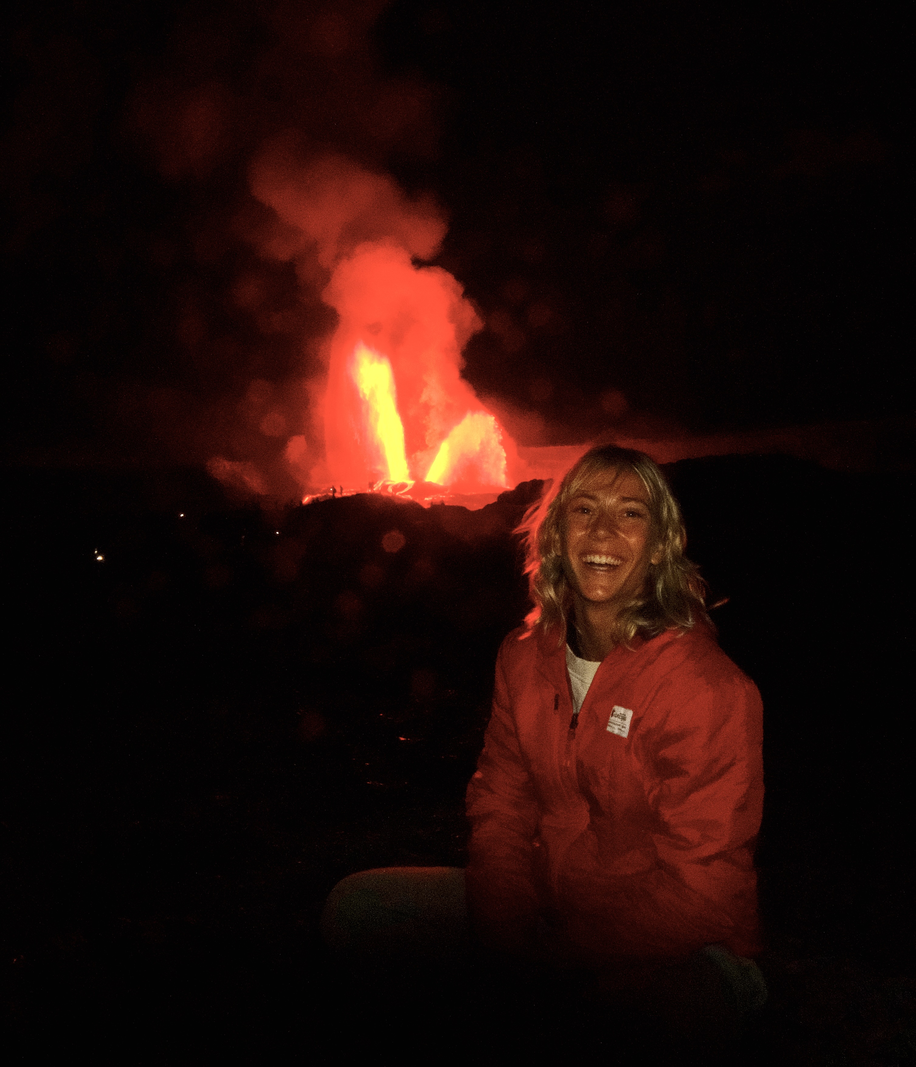 Nina at Kilauea eruption